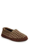 Acorn Moc Slipper In Brown Check