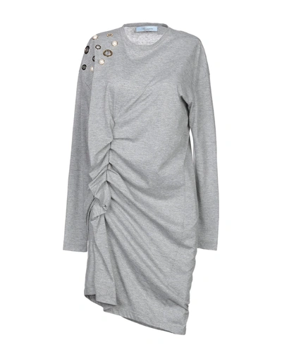 Blumarine Short Dresses In Grey