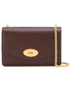 Mulberry Chain Strap Crossbody Bag In Red
