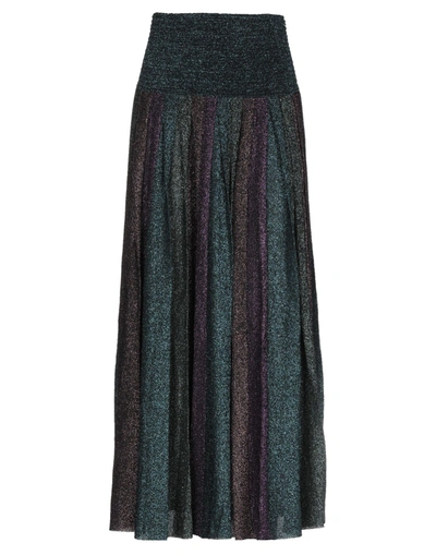 Circus Hotel Midi Skirts In Deep Jade