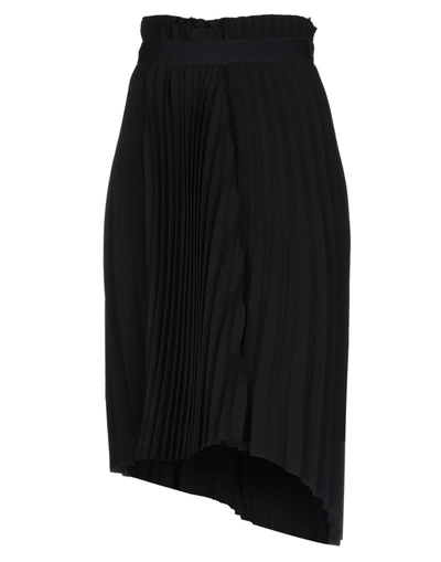 Balenciaga 3/4 Length Skirts In Black