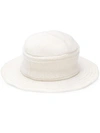 Barrie Bucket Style Hat In White