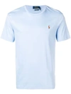 Polo Ralph Lauren Embroidered Logo T-shirt In Blue
