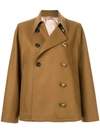 N°21 Classic Military Jacket In Brown