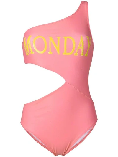 Alberta Ferretti 'monday' Swimsuit In Pink