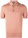 Tom Ford Basic Polo Shirt In Brown