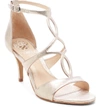 Vince Camuto Payto Sandal In Copper Leather