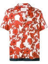 Low Brand X Houseofc Floral Print Shirt In Red