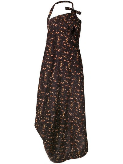 Vivienne Westwood Anglomania Off The Shoulder Dress In Brown