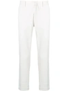 Ermenegildo Zegna Formal Straight Leg Trousers In Neutrals