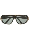 Cazal Aviator Sunglasses In Brown