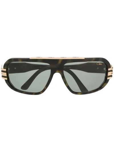Cazal Aviator Sunglasses In Brown