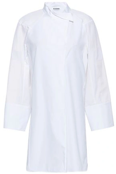 Jil Sander Woman Cotton-poplin Shirt White