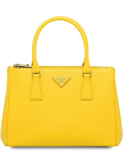 Prada 'galleria' Handtasche - Gelb In Yellow