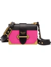 Prada Cahier Shoulder Bag In Pink