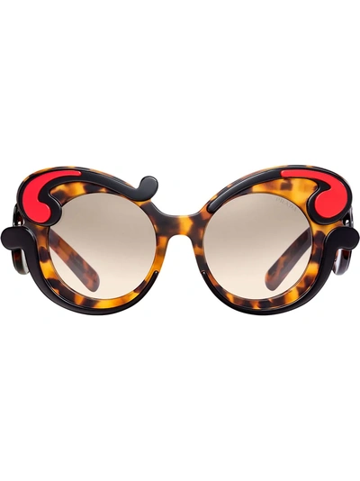 Prada Minimal-baroque Sunglasses In Mehrfarbig