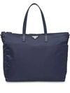 Prada Nylon Bag In Blue