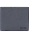 Prada Saffiano Wallet In Grey