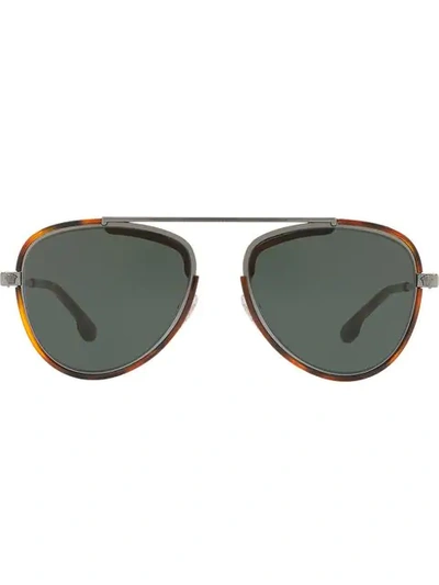 Versace Klassische Pilotenbrille In Braun