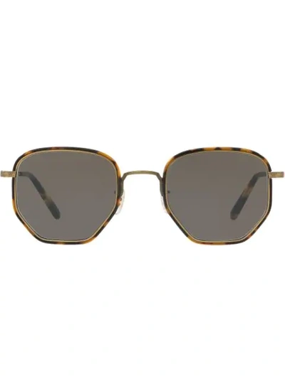 Oliver Peoples Alland Sunglasses In Brown
