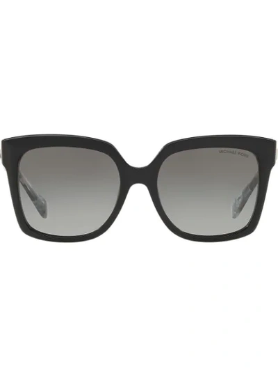 Michael Kors Cortina Square-frame Sunglasses In Black