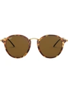 Ray Ban Round Fleck Sunglasses In Multi