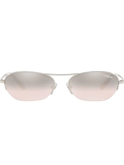 Vogue Eyewear X Gigi Hadid Sonnenbrille In Silber