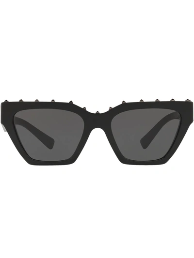 Valentino Cat-eye Frame Sunglasses In Black