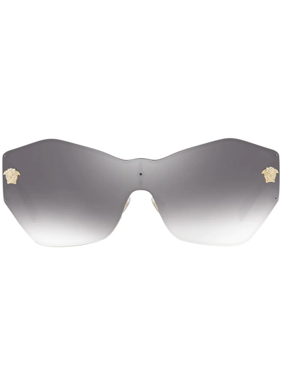 Versace Cat-eye Sunglasses In Gold