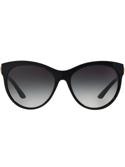 Versace Cat-eye Sunglasses In Black