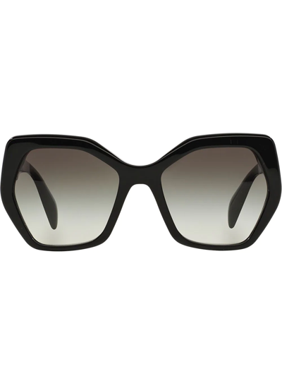 Prada Oversized Tinted Sunglasses In Black