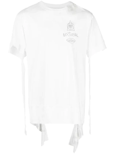 Haculla There's No Future Deconstructed Sweatshirt In White