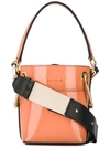 Chloé Roy Small Bucket Bag In Orange