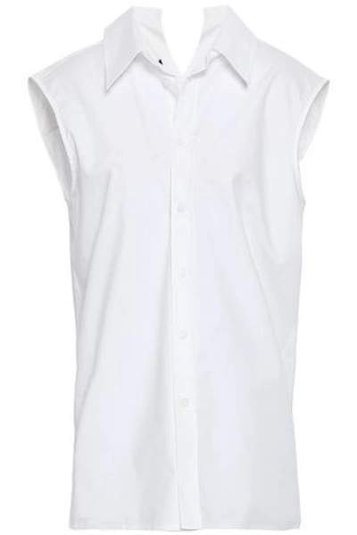 Marni Woman Cotton-poplin Shirt White