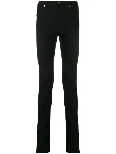 Gucci High Waisted Skinny Jeans In 1000 Black