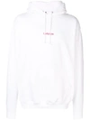 Famt Unfollow Print Hoodie In White
