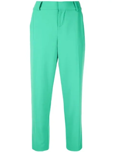 Alice And Olivia Stacey Slim Straight-leg Trousers In Mint Kelly