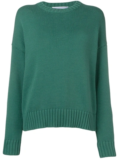 Cristaseya Knitted Jumper In Green