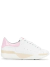 Aniye By Wedge Lace Up Sneakers In White