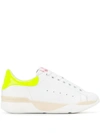 Aniye By Panelled Wedge Sneakers In White