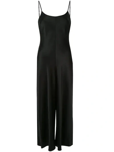 Alexander Wang T Wash & Go Woven Jumpsuit In 001 Black