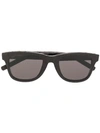 Saint Laurent Square Frame Sunglasses In Schwarz
