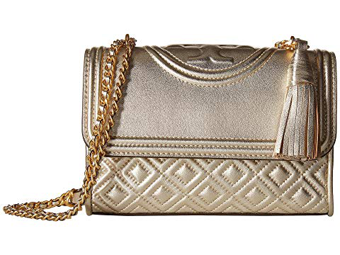tory burch fleming metallic