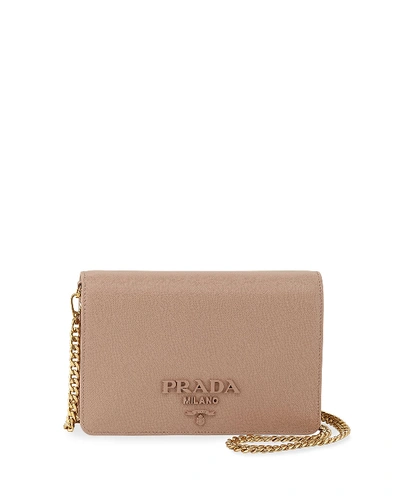 Prada Monochrome French Wallet In Black