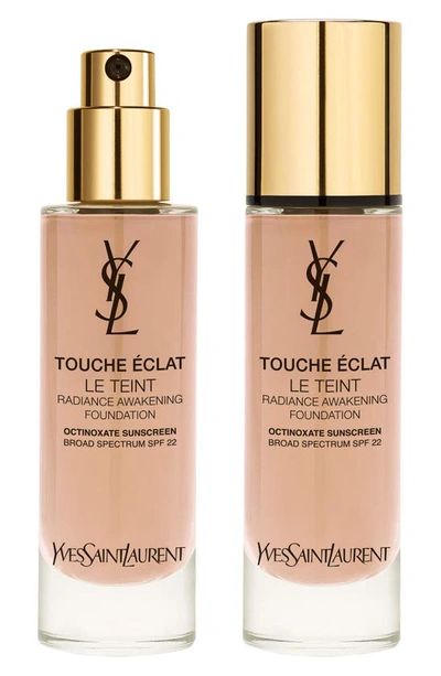 Saint Laurent Touche Eclat Le Teint Radiant Liquid Foundation Br25 Cool Beige 1 oz/ 30 ml
