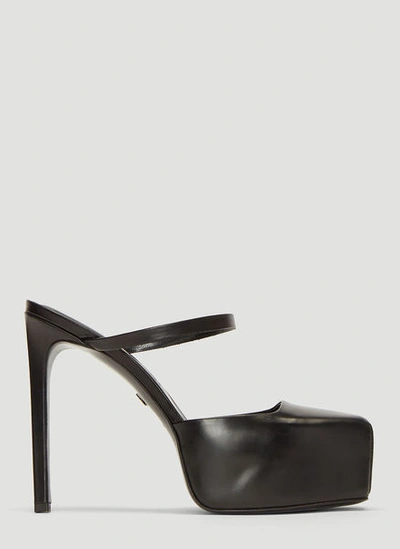 Alyx Square Toe Heels In Black