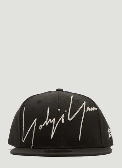 Yohji Yamamoto X New Era Logo Cap In Black