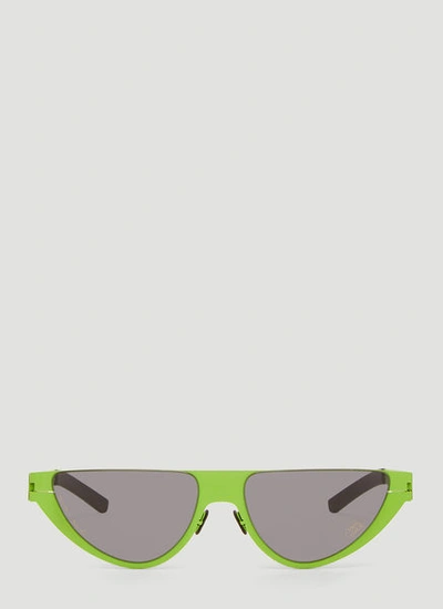 Mykita X Martine Rose Selina Sunglasses In Green