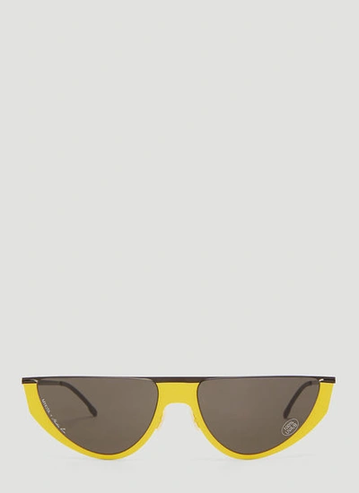 Mykita X Martine Rose Selina Sunglasses In Yellow