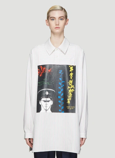 Jw Anderson X Gilbert & George Tunic Shirt In White